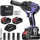 1000n. M(740ft-lbs) Cordless Impact Wrench 1/2 21v High Torque Power Impact Gun