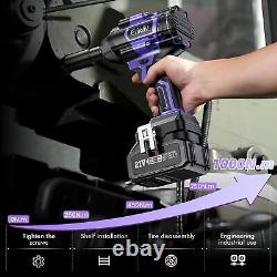 1000N. M(740ft-lbs) Cordless Impact Wrench 1/2 21V High Torque Power Impact Gun