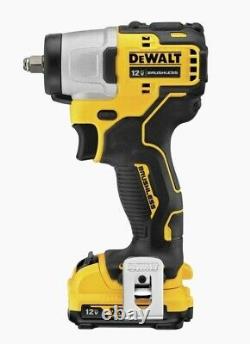 12-Volt Variable Speed Brushless Cordless High Impact Driver Gun Wrench Torque
