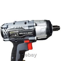 18v 1/2 Drive Cordless Battery Impact Gun & 10 Deep MM Impact Sockets