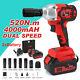 1/2 Cordless Impact Wrench Brushless Drive Nut Gun 520nm & Battery/sockets/drill