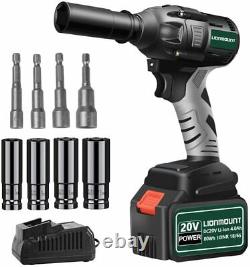 20V 2in1 1/2 Chuck Impact Wrench Driver Gun Torque Wrench set power tools case