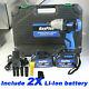 21 V 420nm Cordless Impact Wrench 1/2 Drive Ratchet Rattle Nut Gun Battery Top