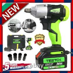 Electric Cordless Impact Wrench Rattle Nut 21V ½  Driver 4 Sockets Multi Tool