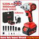 520nm Heavy Duty Impact Wrench Electric Cordless 1/2 Gun Driver Lithium-ion Nut