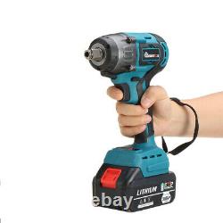 800Nm Cordless Impact Wrench 1/2 Impact Driver Ratchet Nut Gun with