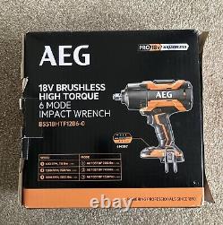 Aeg 18v Brushless Impact Wrench BSS18HTF12B6-0 6 Mode Bare Unit Only