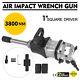 Air Impact Wrench Twin Hammer Heavy Duty Pneumatic Gun 1 Drive 3800n. M 2 Socket