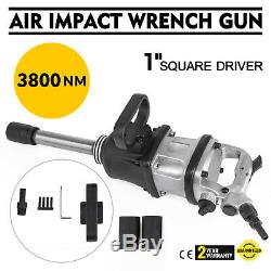 Air Impact Wrench Twin Hammer Heavy Duty Pneumatic Gun 1 Drive 3800N. M 2 Socket