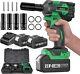 Avhrit Cordless Impact Wrench Gun With 2x 4.0 Batteries 650nm/479ft-lbs 1/2 Inch