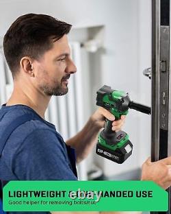 Avhrit Cordless Impact Wrench Gun with 2x 4.0 Batteries 650Nm/479ft-lbs 1/2 Inch