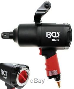 BGS Germany 1 Drive Air Tools Impact Driver Wrench Rattle Gun 2034Nm 1500FT/LBs