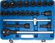 Bgs Germany 21-pcs Impact Wrench Driver Ratchet Socket Set 3/4drive Rattle Gun