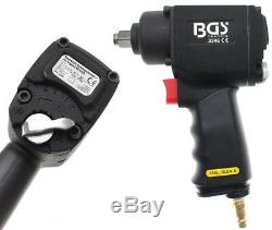 BGS Germany Palm Rattle Gun Impact Driver Wrench 1/2drive 680Nm 1/4 Air Tools