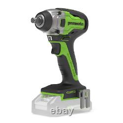 Brushless Impact Wrench Gun Cordless Tool 24V Greenworks NO Battery / Charger