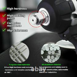 Brushless Motor Cordless Impact Wrench Gun 1/2 Socket 2x 6.0Ah Li-Ion Batteries