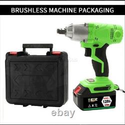 Cordless 1/2Electric Impact Wrench Drill Gun Driver Tool Ratchet Drive Sockets