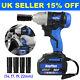 Cordless Impact Wrench 1/2 Impact Driver Ratchet Rattle Nut Gun 6.0a Battery
