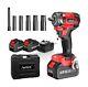 Cordless Impact Wrench Gun 3/8 Brushless Max Torque 330ft-lbs(450n. M) With24.0ah