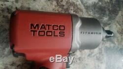 Custom Matco MT1769A Titanium 1/2 Impact Wrench Pneumatic Air Gun 2135TIMAX 1/2