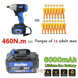 DAYPLUS 23048 21V 1/2 Drive Cordless Impact Wrench Gun Or Spare Battery UK