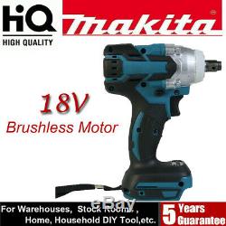 DTW285Z High Torque Impact Wrench Nut Gun Brushless Cordless For Makita Battery