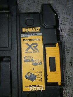 Dewalt 18v Impact Wrench Gun High Torque 1/2 Inch X2 Batteries 5.0ah Complete