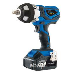 Draper 82983 20V Cordless Impact Wrench with 2 Li-Ion Batteries