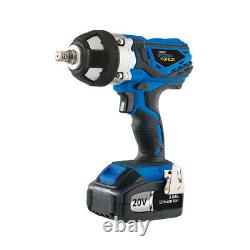 Draper 82983 20V Cordless Impact Wrench with 2x 3.0Ah Batteries