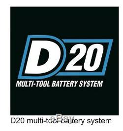 Draper D20 20V Brushless Nut Gun 1/2 Dr Mid Torque Impact Wrench 400 NM 2x 4amp