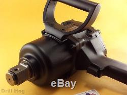 Drill Hog 1 Air Impact Wrench Air Gun Twin Hammer 2000 Ft LBS Lifetime Warranty