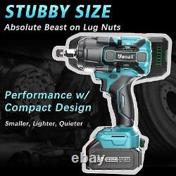 Electric 1/2in 1300Nm Torque Cordless Impact Wrench 25.0Ah Battery Impact Gun