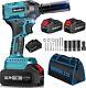 Electric 350nm Impact Wrench 1/2inch Cordless Brushless Impact Gun For Car Home