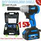 Electric Cordless Impact Wrench Drill Gun Driver Tool 1/2 Ratchet Drive Sockets
