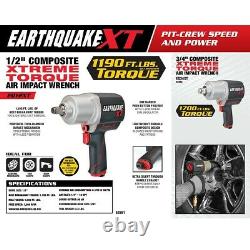 Extreme Torque 1/2 in Air Impact Wrench Driver Gun Pneumatic Socket 1000 ft lbs