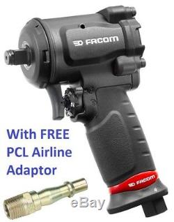 Facom 1/2 Drive Micro Composite Air Impact Gun Wrench 861Nm + Free PCL Adaptor