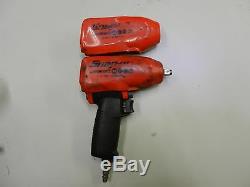 Good Condition Snap On MG325 Red 3/8 Drive Impact Wrench Gun with 2 Covers