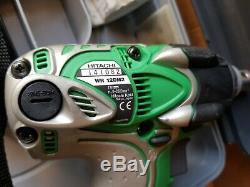 Hitachi Hikoki 1/2 12V Impact Wrench nut driver gun kit 2 battery Cordless inch