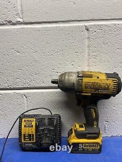 Impact Dewalt 18v Gun (1/2) With 5Ah Battery And Charger