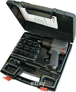 Ingersoll-Rand 2130XP 1/2 Impact Air Wrench Gun + 10 Piece Socket Set (10-24mm)