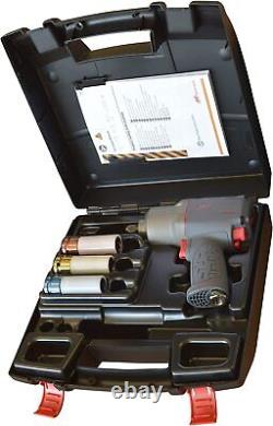 Ingersoll-Rand 2235QTIMAX-3SK 1/2 Titanium Impact Air Wrench Gun + Socket Set