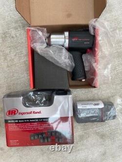 Ingersoll Rand 2235QXPA 1/2 Inch Drive Impact Wrench Gun + SK4M14N + Cover