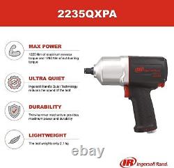 Ingersoll Rand 2235QXPA 1/2 Inch Drive Impact Wrench Gun + SK4M3LN + Cover