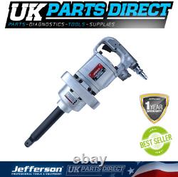 Jefferson 1 Industrial Air Impact Wrench Gun Long Anvil 2600Nm
