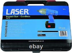Laser 6314 Electric Battery Cordless Impact Gun Wrench 1/2D 18V Case & Charger