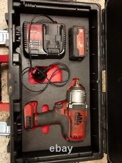Mac 18v impact gun and 18v drill with two batteries and charger