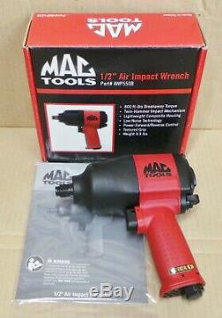 Mac Tools 1/2 Drive Impact Wrench Air Gun Twin Hammer (AWP550B) NEW