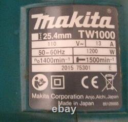 Makita Tw1000 1 Impact Gun Nut Runner Wrench 110v Vat