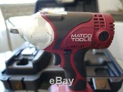 Matco 20V Cordless Infinium 3/8 Drive Impact Wrench Gun Kit MCL2038IWK 20 Volts