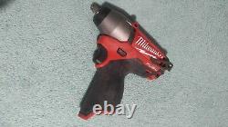 Milwaukee 2454-20 M12 FUEL 3/8 Impact Gun Wrench with Belt Clip and 2.0 Battery
